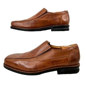 SANDRO MOSCOLONI Plain Toe Slip On Ambrose in Berwyn Tan Men's Size 41 = 8